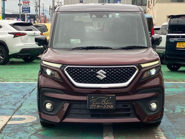 ソリオバンディット ハイブリッドＭＶ　４ＷＤ　デュアルカメラブレーキサポート　純正ナビ　全方位モニター　両側パワースライドドア　ＥＴＣ　ＵＳＢポート　ロールサンシェード　後席テーブル　パーキングソナー　ＨＵＤ　前席シートヒーター　キーレス（2枚目）