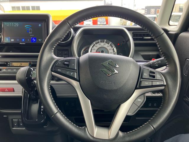 スペーシアカスタム ハイブリッドＸＳ　４ＷＤ　デュアルカメラブレーキサポート　両側電動スライドドア　ＬＥＤヘッドライト／フォグ　ハーフレザーシート　純正１５インチアルミホイール　追従式クルーズコントロール　前席シートヒーター　バックカメラ（16枚目）