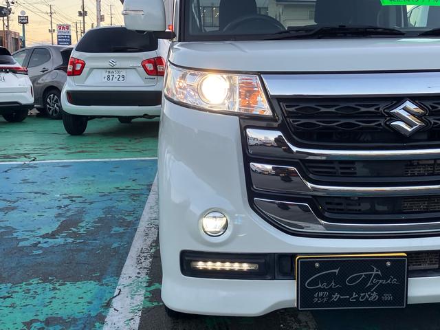 スペーシアカスタムZ ベースグレード 4WD Sエネチャージ(ハイブリッド機能) 純正メモリーナビ 全方位カメラ LEDフォグランプ/アクセサリーライナー 前席シートヒーター パワースライドドア HIDヘッドライト 純正14インチアルミ(33枚目)