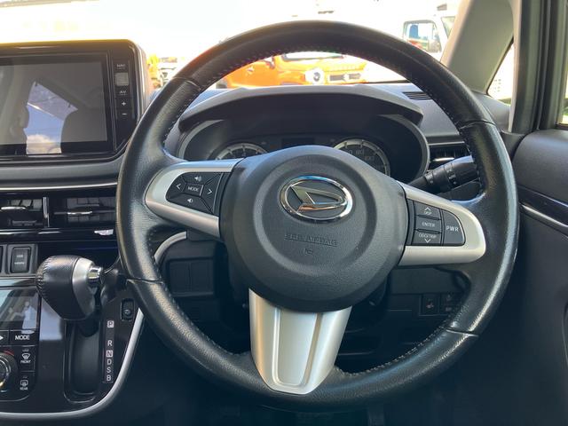 ムーヴ カスタム RS ハイパーSAIII 4WD ターボ LEDヘッドライト/フォグ/アクセサリーライナー ハーフレザーシート 純正フルセグナビ Bluetooth バックカメラ 純正エンジンスターター シートヒーター 純正15インチアルミ(12枚目)