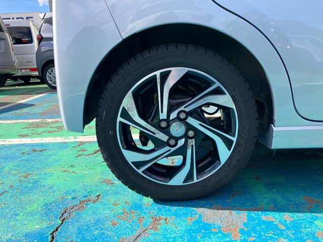 ムーヴ カスタム RS ハイパーSAIII 4WD ターボ LEDヘッドライト/フォグ/アクセサリーライナー ハーフレザーシート 純正フルセグナビ Bluetooth バックカメラ 純正エンジンスターター シートヒーター 純正15インチアルミ(28枚目)