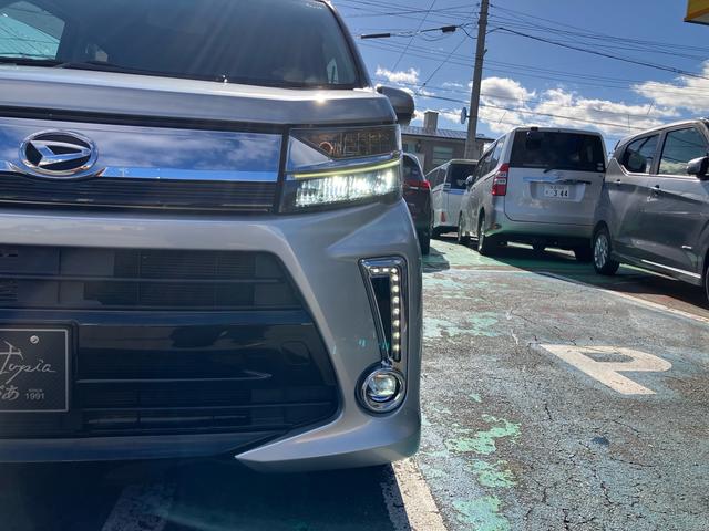 ムーヴ カスタム RS ハイパーSAIII 4WD ターボ LEDヘッドライト/フォグ/アクセサリーライナー ハーフレザーシート 純正フルセグナビ Bluetooth バックカメラ 純正エンジンスターター シートヒーター 純正15インチアルミ(33枚目)