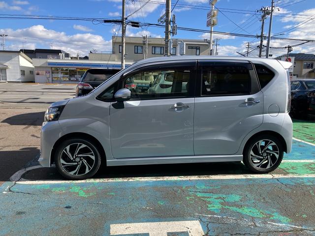 ムーヴ カスタム RS ハイパーSAIII 4WD ターボ LEDヘッドライト/フォグ/アクセサリーライナー ハーフレザーシート 純正フルセグナビ Bluetooth バックカメラ 純正エンジンスターター シートヒーター 純正15インチアルミ(35枚目)