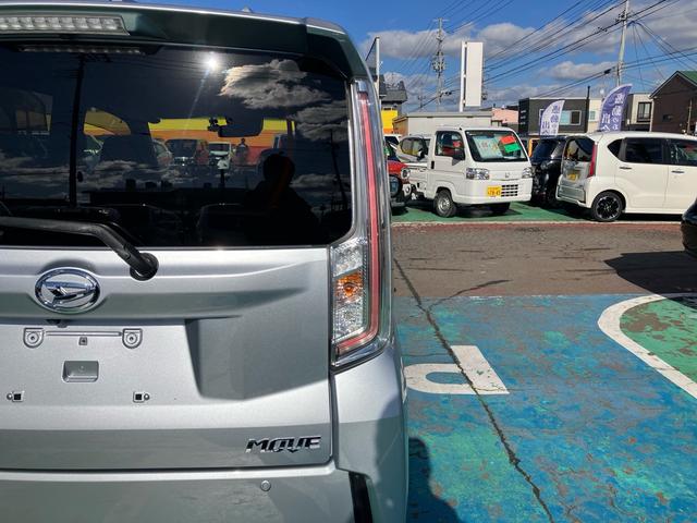 ムーヴ カスタム RS ハイパーSAIII 4WD ターボ LEDヘッドライト/フォグ/アクセサリーライナー ハーフレザーシート 純正フルセグナビ Bluetooth バックカメラ 純正エンジンスターター シートヒーター 純正15インチアルミ(38枚目)