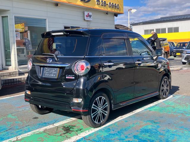 キャスト スポーツSAII 4WD ターボ パドルシフト LEDヘッドライト/フォグ/アクセサリーライナー MOMO製革ハンドル ハーフレザーシート 純正フルセグナビ Bluetooth バックカメラ ETC 前席シートヒーター(3枚目)