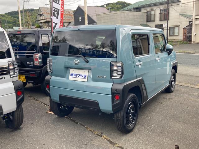 タフト Ｘ　４ＷＤ　ＬＥＤヘッドライト　スカイフィールトップ　オートエアコン　キーフリーＳ　スマートアシスト　横滑り防止機能　クリアランスソナー　ＵＳＢ端子　電動格納ミラー　リアワイパー　メーカー保証付き（3枚目）
