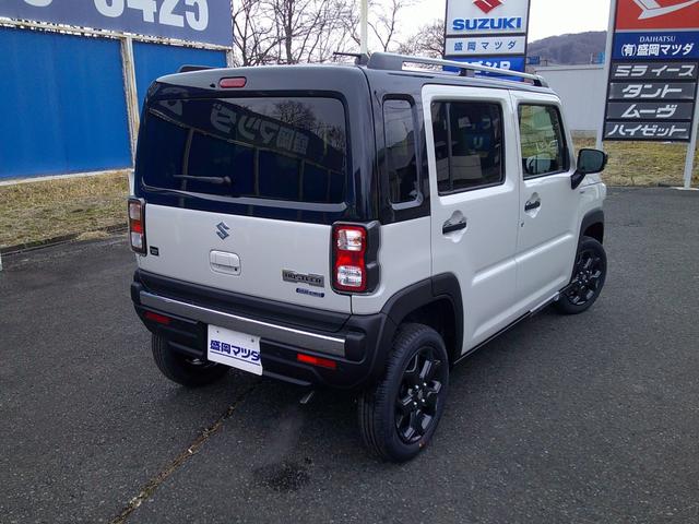 ハスラー タフワイルド 4WD LEDヘッドライト ルーフレール スズキセーフティサポート オートエアコン シートヒーター 専用エクステリア 純正15アルミホイール LEDフォグランプ アダプティブクルーズコントロール(3枚目)