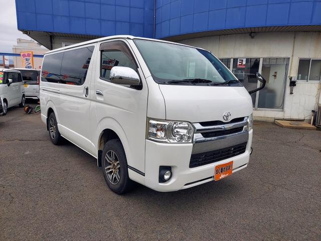 レジアスエースバン ロングスーパーＧＬ　４ＷＤ　ナビ　ＴＶ　バックカメラ　両側パワースライドドア　ＥＴＣ　ＬＥＤライト　スマートキー（6枚目）