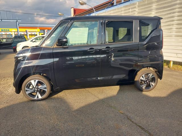 ルークス ハイウェイスター Gターボ 4WD 純正9インチナビ TV アラウンドビュー パワースライドドア LEDライト スマートキー 届出済未使用車(5枚目)