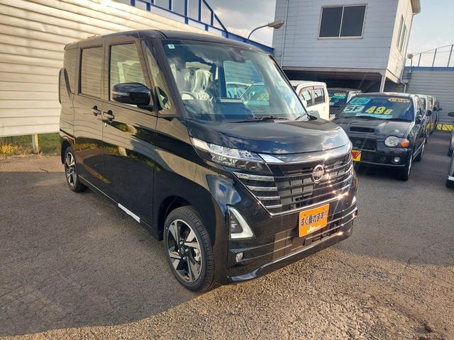 ルークス ハイウェイスター Gターボ 4WD 純正9インチナビ TV アラウンドビュー パワースライドドア LEDライト スマートキー 届出済未使用車(6枚目)