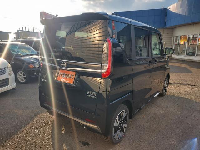 ルークス ハイウェイスター Gターボ 4WD 純正9インチナビ TV アラウンドビュー パワースライドドア LEDライト スマートキー 届出済未使用車(8枚目)