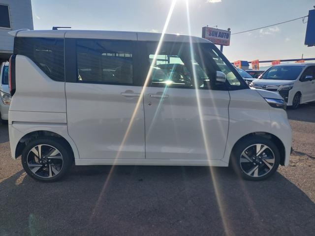 ルークス ハイウェイスター Gターボ 4WD 純正9インチナビ TV アラウンドビュー パワースライドドア LEDライト スマートキー 届出済み使用車(4枚目)