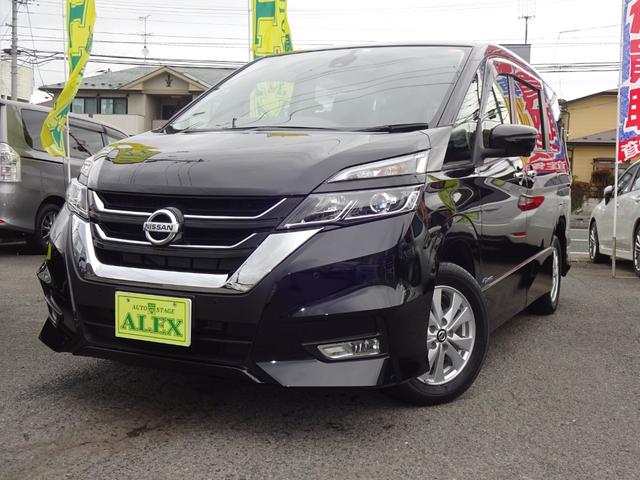 セレナ ハイウェイスター　４ＷＤ／純正９インチナビ／フルセグテレビ／アラウンドビューモニター／両側電動スライドドア／衝突軽減ブレーキ／横滑り防止／アイドリングストップ／プッシュスタート／純正アルミホイール／寒冷地仕様／ＥＴＣ（2枚目）