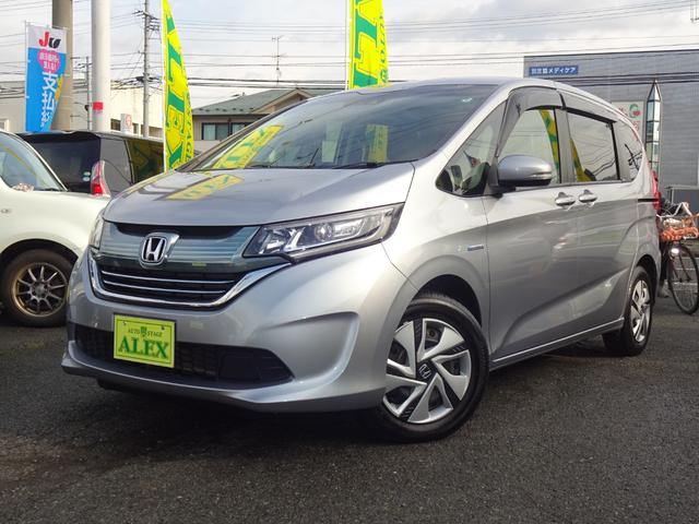 フリードハイブリッド ハイブリッド・Ｇホンダセンシング　Ｇａｔｈｅｒｓナビ／フルセグテレビ／バックモニター／両側電動スライドドア／ホンダセンシング／衝突軽減ブレーキ／横滑り防止／ＬＥＤヘッドライト／アクティブコーナーライト／ハイブリッド車／ＥＴＣ（2枚目）