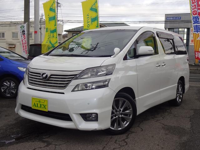 ヴェルファイア 2.4Z プラチナセレクションII 4WD/純正ナビ/フルセグテレビ/バックモニター/アルパインフリップダウンモニター/両側電動スライドドア/Bluetooth/横滑り防止装置/パワーバックドア/LEDヘッドライト/ETC/(2枚目)