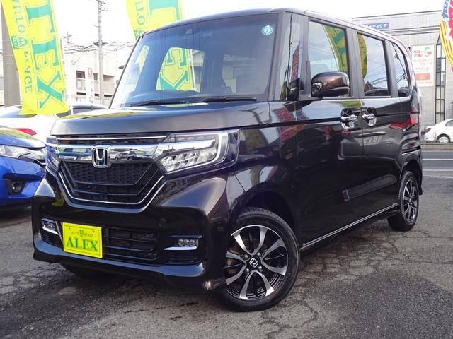 Ｎ－ＢＯＸカスタム Ｇ・Ｌホンダセンシング　４ＷＤ／Ｇａｔｈｅｒｓ／ナビフルセグテレビ／バックモニター／パワースライドドア／前後ドラレコ／前席シートヒーター／純正アルミホイール／衝突軽減ブレーキ／横滑り防止／プッシュスタート／スマートキーＥＴＣ（2枚目）