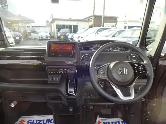 Ｎ－ＢＯＸカスタム Ｇ・Ｌホンダセンシング　４ＷＤ／Ｇａｔｈｅｒｓ／ナビフルセグテレビ／バックモニター／パワースライドドア／前後ドラレコ／前席シートヒーター／純正アルミホイール／衝突軽減ブレーキ／横滑り防止／プッシュスタート／スマートキーＥＴＣ（13枚目）