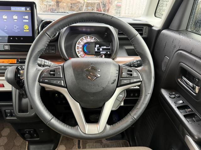 スペーシアギア マイスタイル 4WD 両側電動スライドドア 純正メモリーナビ 全周囲カメラ セーフティサポート レーダークルーズ レーンキープ ヘッドアップディスプレイ シートヒーター スマートキー オートライト ベッドキット付(12枚目)