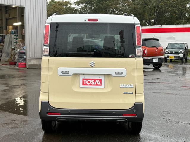 スペーシアギア マイスタイル 4WD 両側電動スライドドア 純正メモリーナビ 全周囲カメラ セーフティサポート レーダークルーズ レーンキープ ヘッドアップディスプレイ シートヒーター スマートキー オートライト ベッドキット付(16枚目)