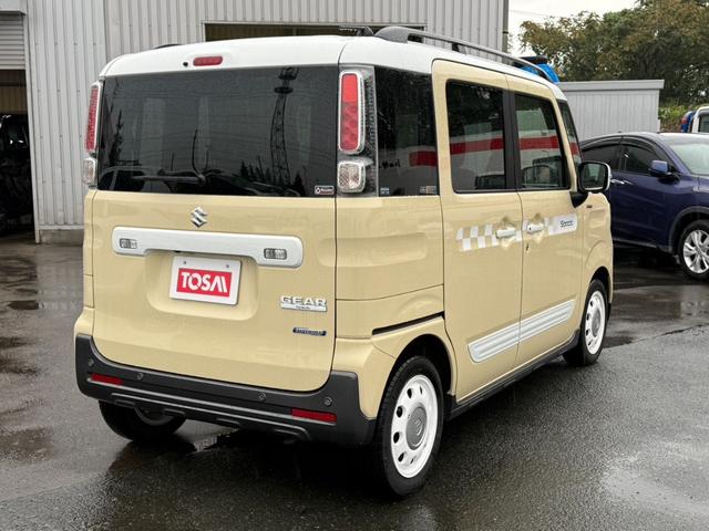 スペーシアギア マイスタイル 4WD 両側電動スライドドア 純正メモリーナビ 全周囲カメラ セーフティサポート レーダークルーズ レーンキープ ヘッドアップディスプレイ シートヒーター スマートキー オートライト ベッドキット付(18枚目)