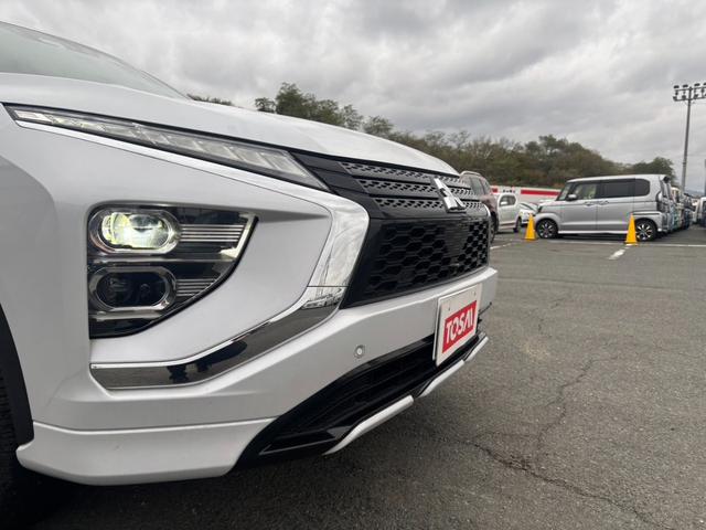 エクリプスクロスPHEV P 4WD 純正メモリーナビ 全周囲カメラ 衝突軽減システム レーダークルーズ ハーフレザーシート シートヒーター パワーシート クリアランスソナー レーンキープアシスト スマートキー オートライト(24枚目)