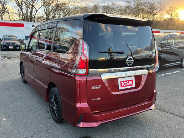 セレナ ハイウェイスター　ＶセレクションＩＩ　４ＷＤ　両側電動スライドドア　フリップダウンモニター　純正メモリーナビ　全周囲カメラ　セーフティパックＢ　インテリジェントエマージェンシーブレーキ　インテリジェントルームミラー　ＬＥＤヘッド（23枚目）