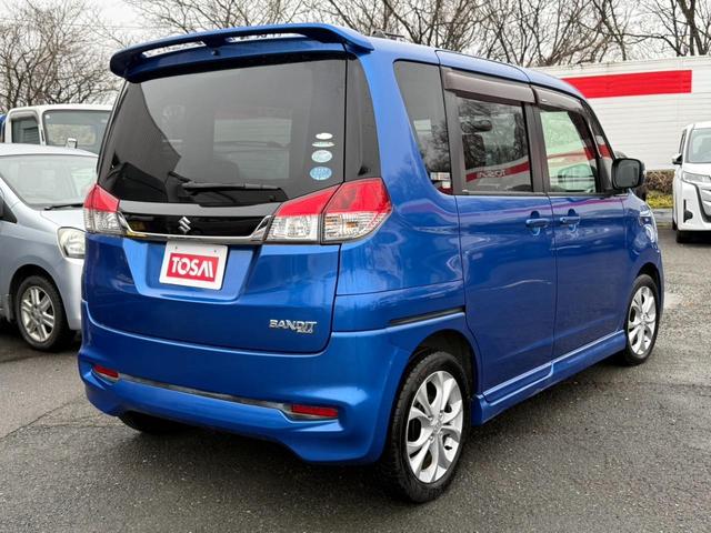 ソリオバンディット 4WD 純正エアロ 両側パワースライドドア KENWOOD製メモリーナビ HIDヘッドライト ETC スマートキー オートライト オートエアコン ステアリングスイッチ DVD再生 純正アルミホイール(18枚目)