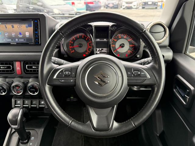 ジムニー XC 4WD 純正メモリーナビ バックカメラ セーフティサポート クルーズコントロール シートヒーター ドラレコ ETC LEDヘッドライト オートライト ヘッドランプウォッシャー 純正革巻きステアリング(15枚目)