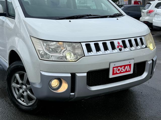 デリカD:5 G ナビパッケージ 4WD 電動スライドドア 純正HDDナビ フロントカメラ サイドカメラ バックカメラ クルーズコントロール シートヒーター パワーシート HIDヘッドライト 18インチアルミ 純正革巻きステアリング(26枚目)