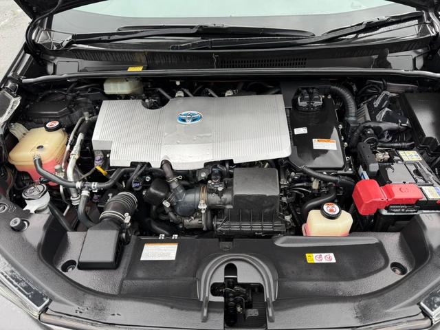 プリウス S 4WD 寒冷地仕様 カロッツェリア製ナビ LEDヘッド フルセグ Bluetooth ETC ステアリングスイッチ オートライト オートエアコン スマートキー 純正革巻きステアリング 電動格納ミラー(20枚目)