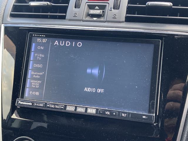 レヴォーグ 1.6GT-Sアイサイト 4WD メモリーナビ DVD再生 Bluetooth 衝突被害軽減システム フルセグ ETC LEDヘッドランプ スマートキー キーレス 盗難防止装置 アイドリングストップ フルエアロ オートライト(5枚目)