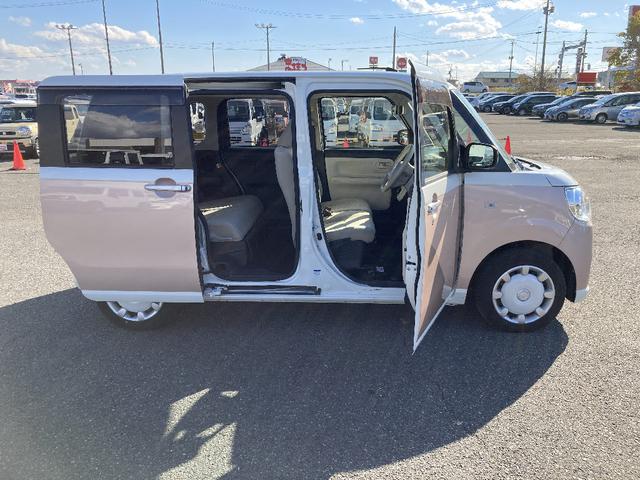 ムーヴキャンバス Xリミテッド SAIII メモリーナビ Bluetooth 両側電動スライド 衝突被害軽減システム オートマチックハイビーム 盗難防止装置 アイドリングストップ ベンチシート 4WD USBジャック オートライト(18枚目)