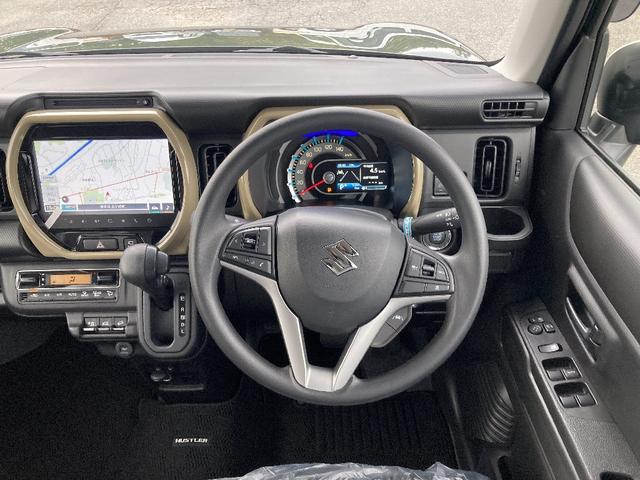 ハスラー ハイブリッドＧ　４ＷＤ　全方位モニター付メモリーナビゲーション　レーダークルーズ　ヒルディセントコントロール　ステアスイッチ　サイドミラーヒーター　　ＬＥＤ　ＡＡＣ　前席シートヒーター　衝突軽減ブレーキ（4枚目）