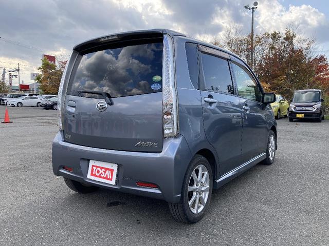 ムーヴ カスタム X 純正CD/スマートキーイモビライザー純正エアロ/HIDオートライトフォグ/純正アルミ/AAC アイドリングストップ(2枚目)