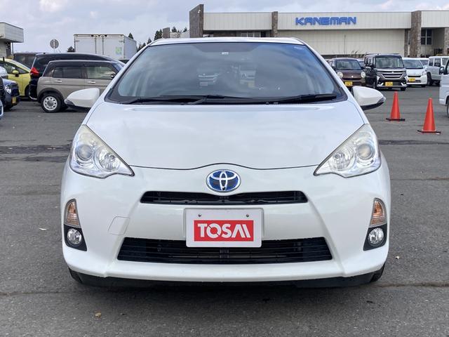 アクア S S 純正ワンセグSDナビ Bluetooth 社外15インチAW キーレス ハイブリッド ETC フォグライト(18枚目)