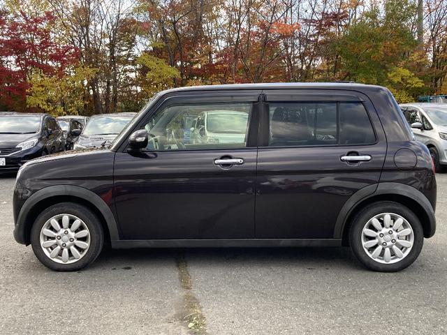 アルトラパン X レーダーブレーキサポート クラリオンフルセグナビ 前席シートヒーター HIDオートライト 横滑り防止 Aストップ スマートキー/プッシュスタート 革巻ステア ETC(4枚目)