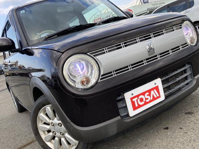 アルトラパン X レーダーブレーキサポート クラリオンフルセグナビ 前席シートヒーター HIDオートライト 横滑り防止 Aストップ スマートキー/プッシュスタート 革巻ステア ETC(8枚目)