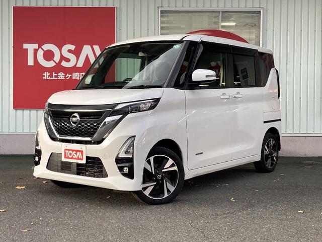 ルークス ハイウェイスター Gターボプロパイロットエディション 4WDターボ 純正SDナビアラウンドビューM/ワンセグ/B-T接続 アラウンドビューM/革巻きステアリングAAC 両側オートSD/アイドリングストップ/クルコン ステリモ/シートヒーター(19枚目)