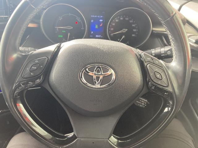 C-HR G 純正18インチアルミ ハーフレザーシート ETC ナノイーデュアルAC 前席シートヒーター 本革ステアリング バックモニター USBソケット ドライブレコーダー クルーズコントロール オートハイビーム(10枚目)