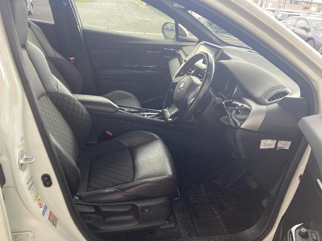 C-HR G 純正18インチアルミ ハーフレザーシート ETC ナノイーデュアルAC 前席シートヒーター 本革ステアリング バックモニター USBソケット ドライブレコーダー クルーズコントロール オートハイビーム(13枚目)