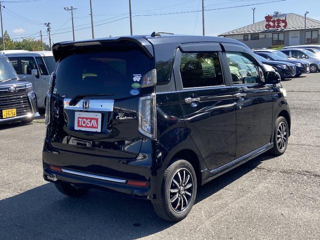 Ｎ－ＷＧＮカスタム Ｇ・Ｌパッケージ　４ＷＤ　ギャザズ製ワンセグＳＤナビＣＤ／ＢＴ／ＵＳＢ　Ｂカメラ／クルコン／ＨＩＤオートライト／Ｆフォグ／ビルトインＥＴＣ／２．５ＡＵＳＢ充電ｘ２／ＡＡＣ純１４ＡＷ／レザーコンビシート／ステリモ（2枚目）