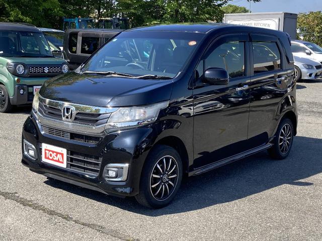 Ｎ－ＷＧＮカスタム Ｇ・Ｌパッケージ　４ＷＤ　ギャザズ製ワンセグＳＤナビＣＤ／ＢＴ／ＵＳＢ　Ｂカメラ／クルコン／ＨＩＤオートライト／Ｆフォグ／ビルトインＥＴＣ／２．５ＡＵＳＢ充電ｘ２／ＡＡＣ純１４ＡＷ／レザーコンビシート／ステリモ（29枚目）