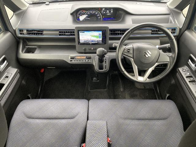 ワゴンＲ ハイブリッドＦＺ　デュアルカメラブレーキサポート　社外７インチＳＤナビ　ＴＶキャンセラー　パーキングソナー　純正１４ＡＷ　運転席シートヒーター　オートエアコン　ＣＶＴ　本革巻ステアリング（3枚目）