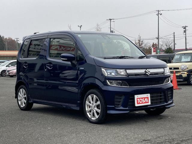 ワゴンＲ ハイブリッドＦＺ　デュアルカメラブレーキサポート　社外７インチＳＤナビ　ＴＶキャンセラー　パーキングソナー　純正１４ＡＷ　運転席シートヒーター　オートエアコン　ＣＶＴ　本革巻ステアリング（20枚目）