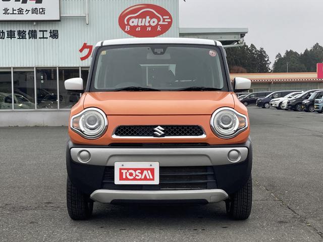 ハスラー Ｇ　Ｇ　セットオプション装着車ＨＩＤオートライト　４ＷＤ　社外フルセグナビ　横滑り防止　レーダーブレーキサポート　アルパイン後席モニター　Ｂカメラ　スマートキー／プッシュスタート　シートカバー（2枚目）