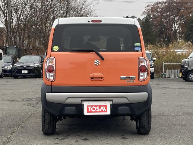 ハスラー Ｇ　Ｇ　セットオプション装着車ＨＩＤオートライト　４ＷＤ　社外フルセグナビ　横滑り防止　レーダーブレーキサポート　アルパイン後席モニター　Ｂカメラ　スマートキー／プッシュスタート　シートカバー（4枚目）