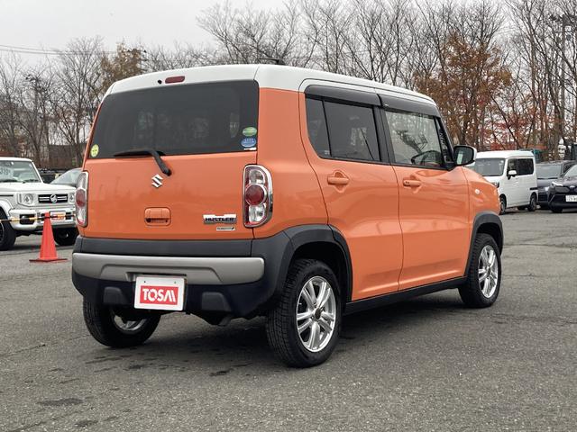 ハスラー Ｇ　Ｇ　セットオプション装着車ＨＩＤオートライト　４ＷＤ　社外フルセグナビ　横滑り防止　レーダーブレーキサポート　アルパイン後席モニター　Ｂカメラ　スマートキー／プッシュスタート　シートカバー（7枚目）