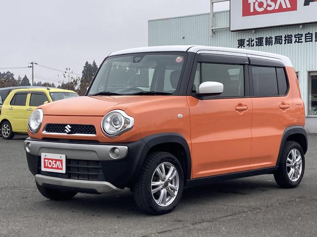 ハスラー Ｇ　Ｇ　セットオプション装着車ＨＩＤオートライト　４ＷＤ　社外フルセグナビ　横滑り防止　レーダーブレーキサポート　アルパイン後席モニター　Ｂカメラ　スマートキー／プッシュスタート　シートカバー（9枚目）