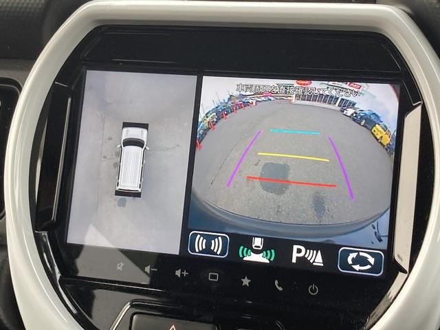 ハスラー ハイブリッドX 4WD 全方位モニター付き9インチメモリーナビ 革巻きステアリング ETC 前後ドラレコ 純正15インチアルミ スマートキー イモビライザー ヒルアシスト サイドエアバック VSAシートヒータ-(6枚目)