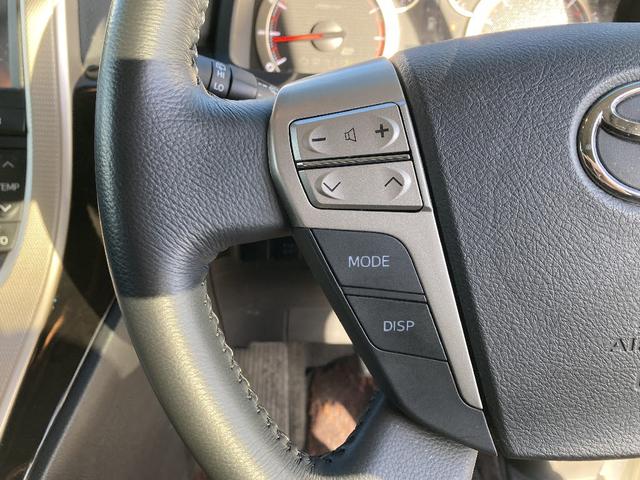 アルファード ２４０Ｓ　タイプゴールドＩＩ　４ＷＤ　ハーフレザーシート　ルーフイルミネーション　ナノイー　３６０度ドラレコ　ＥＴＣ　クルーズコントロール　純正９インチＳＤナビ　ＤＴＶ／ＣＤ／ＳＤ／ＢＴ可　両側スライドドア　ウッド調ステアリング（15枚目）